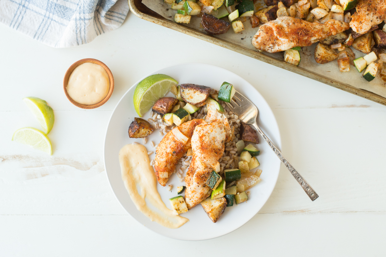 Sheet Pan Jamaican Chicken Tenders and Vegetables Cook Smarts