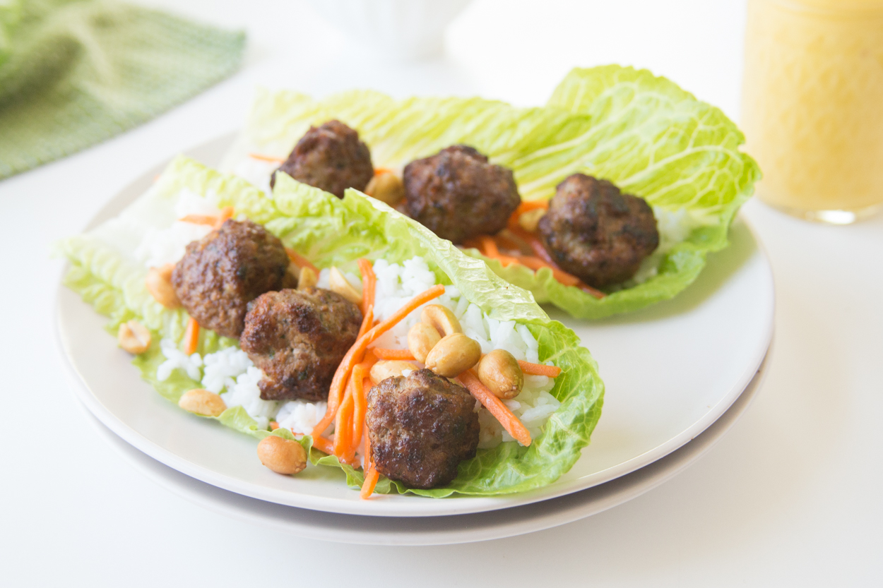 Vietnamese Meatball Lettuce Cups | Cook Smarts