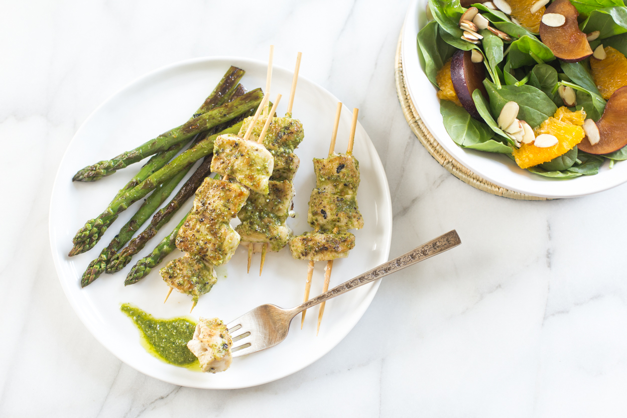 Pesto Grilled Chicken and Asparagus Cook Smarts
