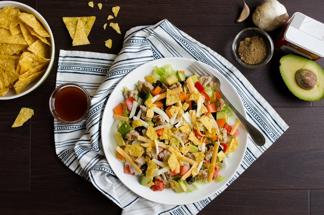 Taco Salad with Ground Turkey | Cook Smarts