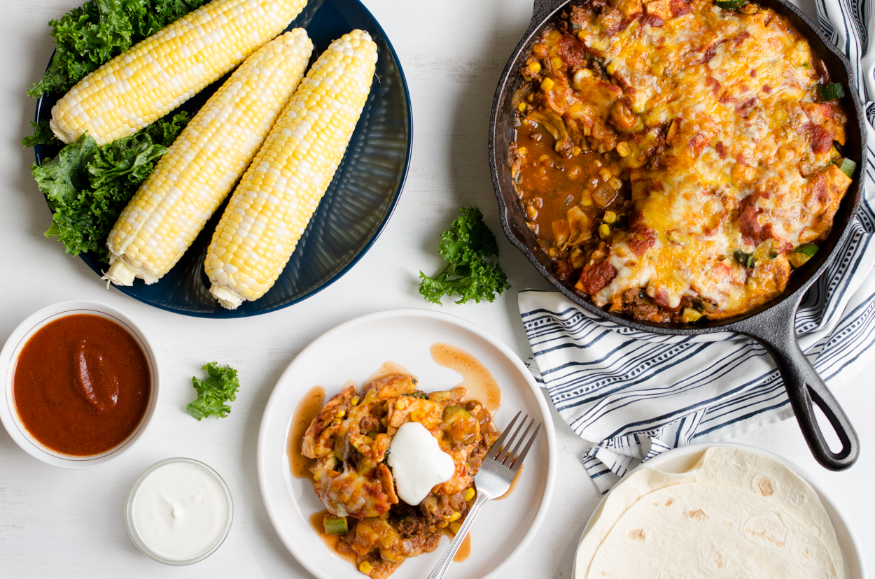 Skillet Enchiladas with Ground Beef Cook Smarts