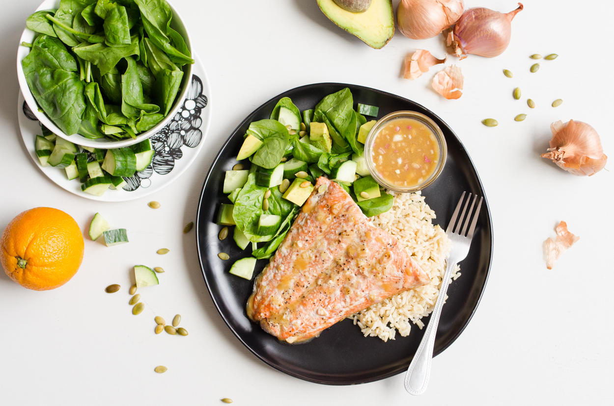 orange dressing for salmon Orange Glazed Grilled Salmon in Foil