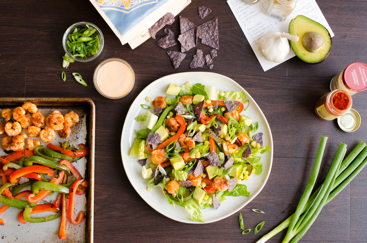 Shrimp Fajita Salad | Cook Smarts