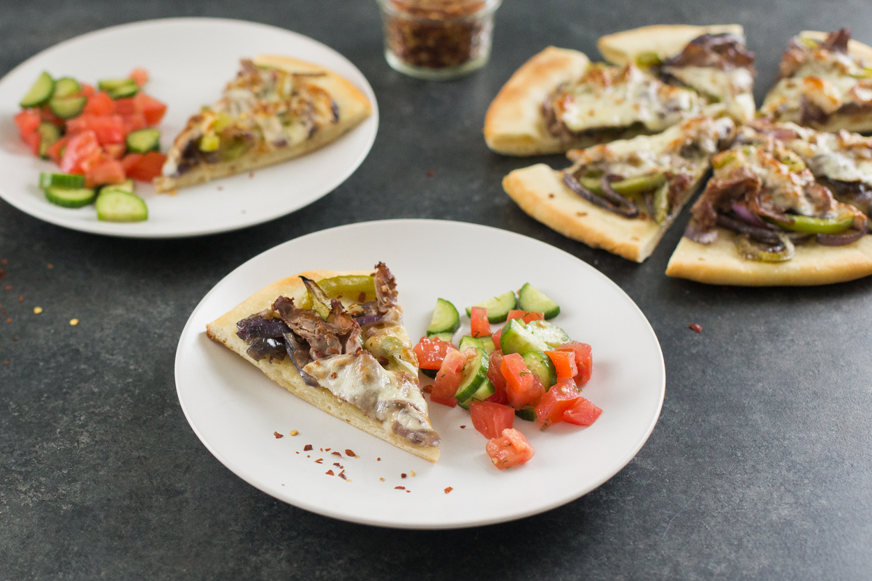 Philly Cheesesteak Pizza | Cook Smarts