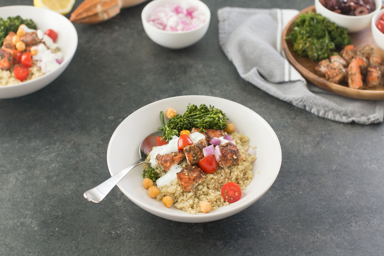 Za’atar Salmon Quinoa Bowl | Cook Smarts