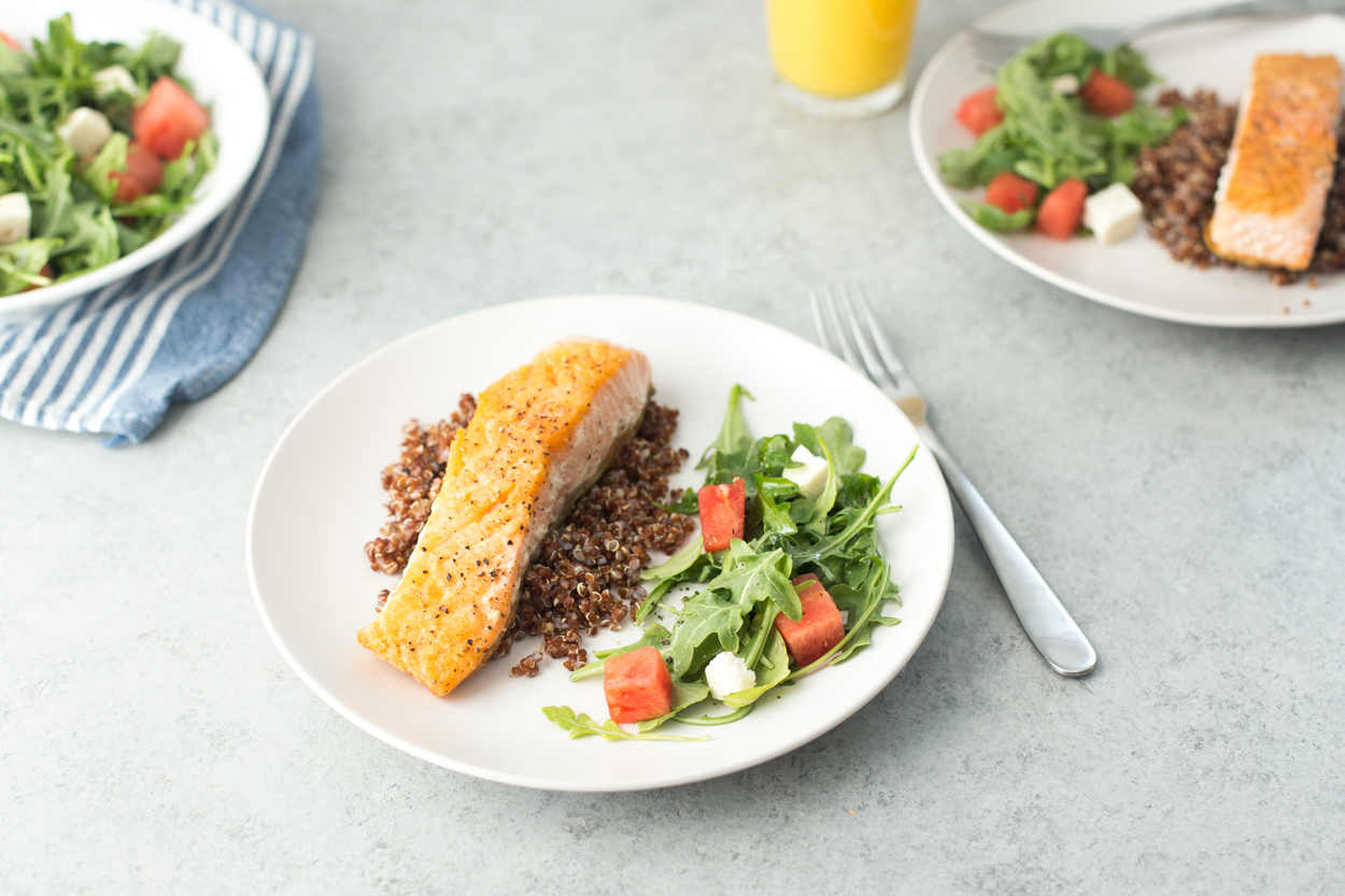 Grilled Salmon with Orange Vinaigrette | Cook Smarts