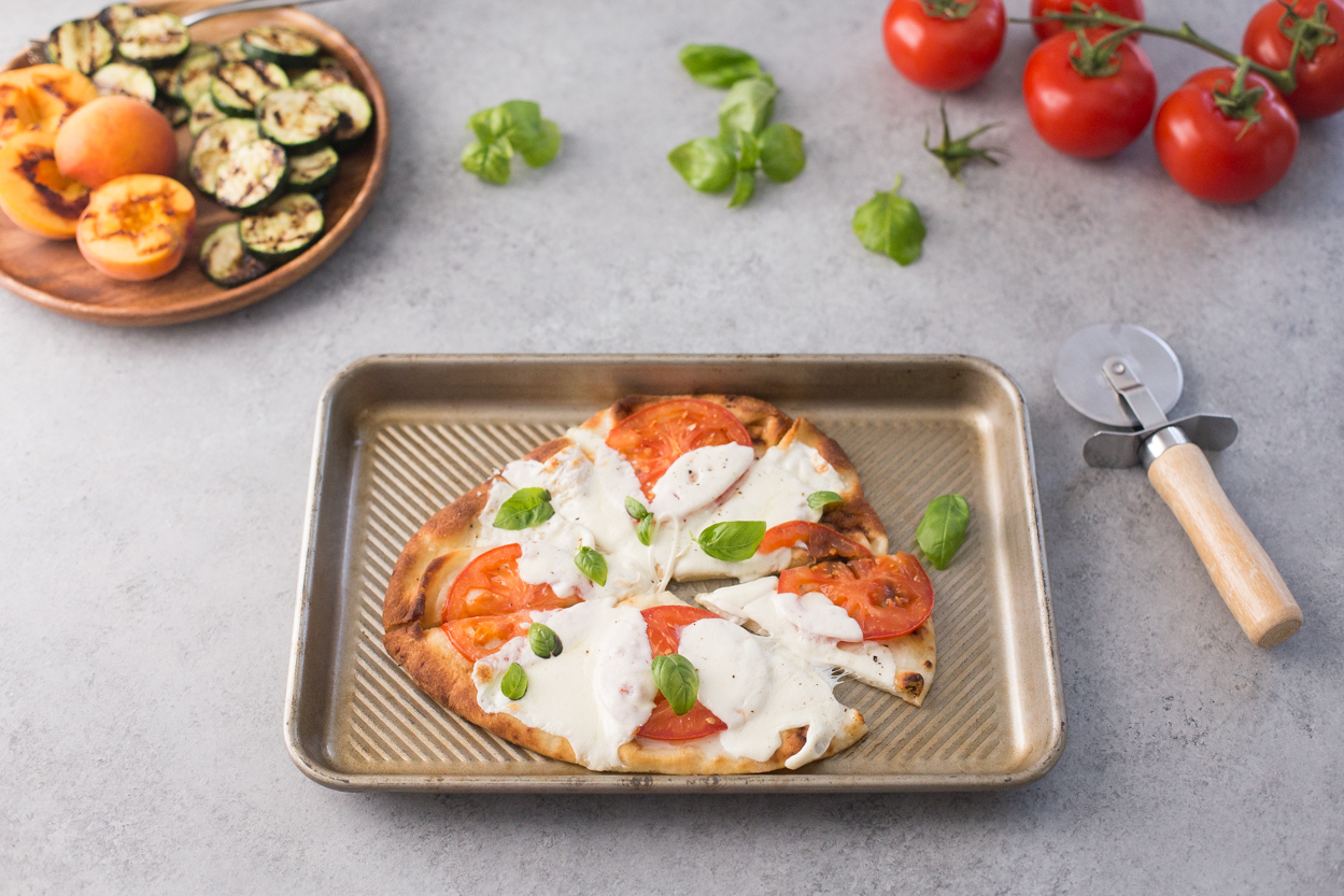 Caprese Naan Pizza | Cook Smarts