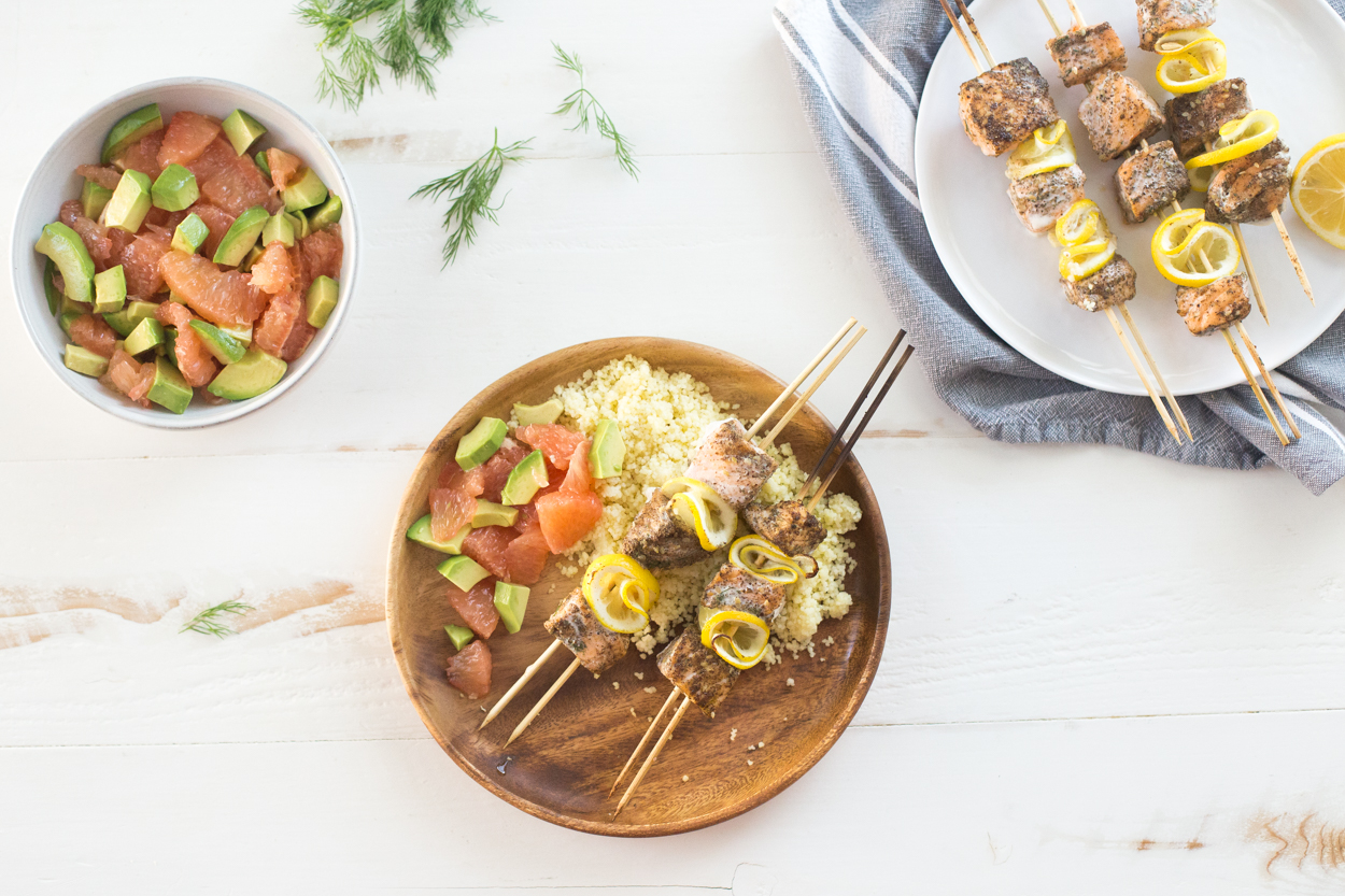 Middle Eastern Salmon and Lemon Kebabs Cook Smarts