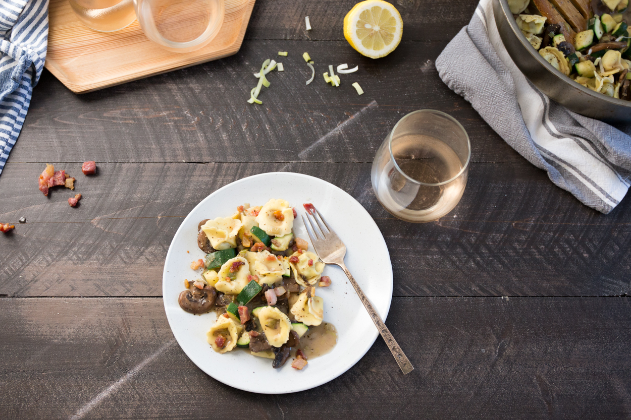 Tortellini and Mushroom Saute | Cook Smarts