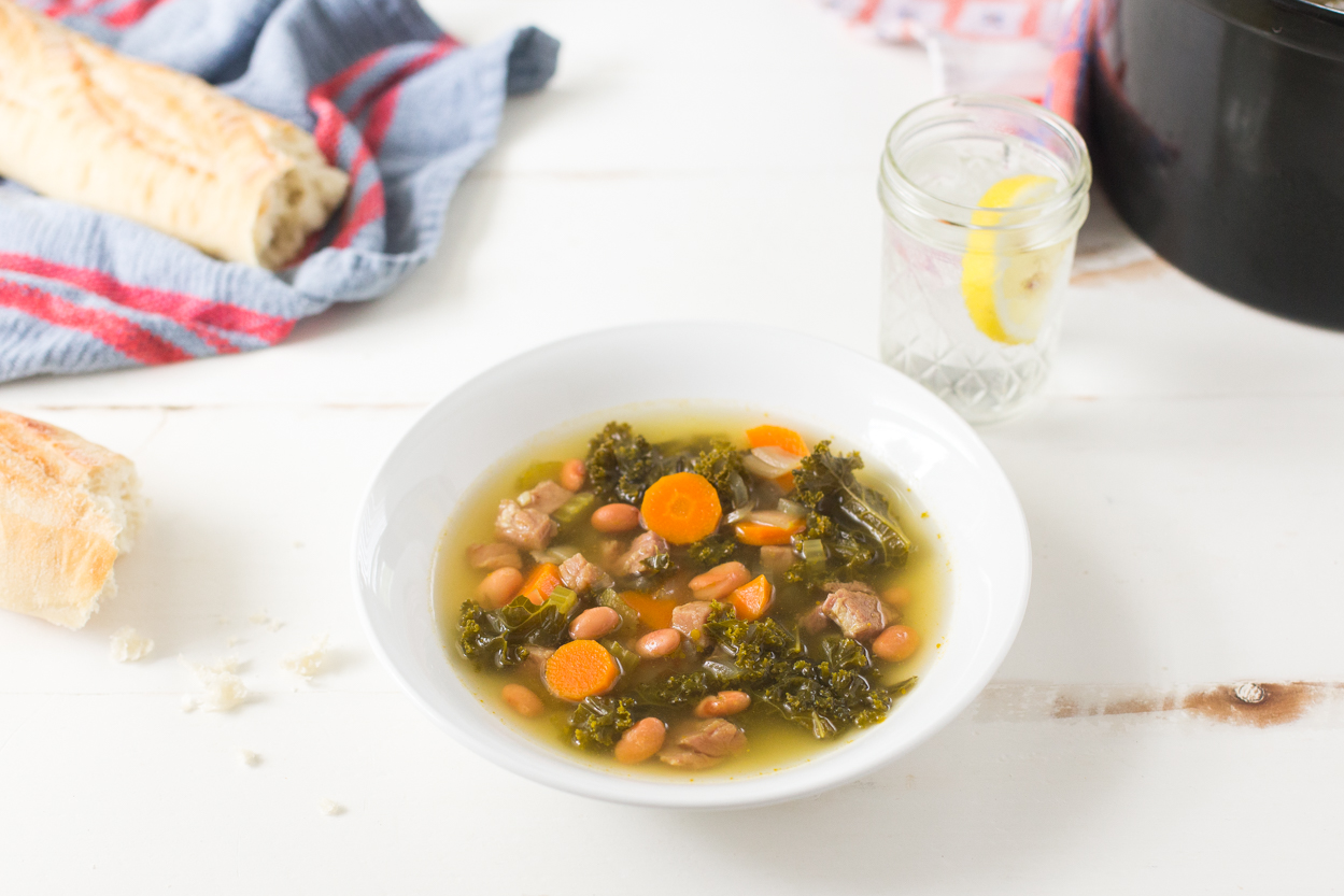 Slow Cooker Ham and White Bean Soup | Cook Smarts