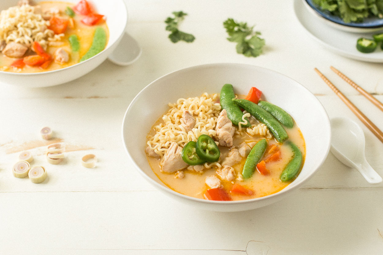 Red Curry Chicken Ramen | Cook Smarts