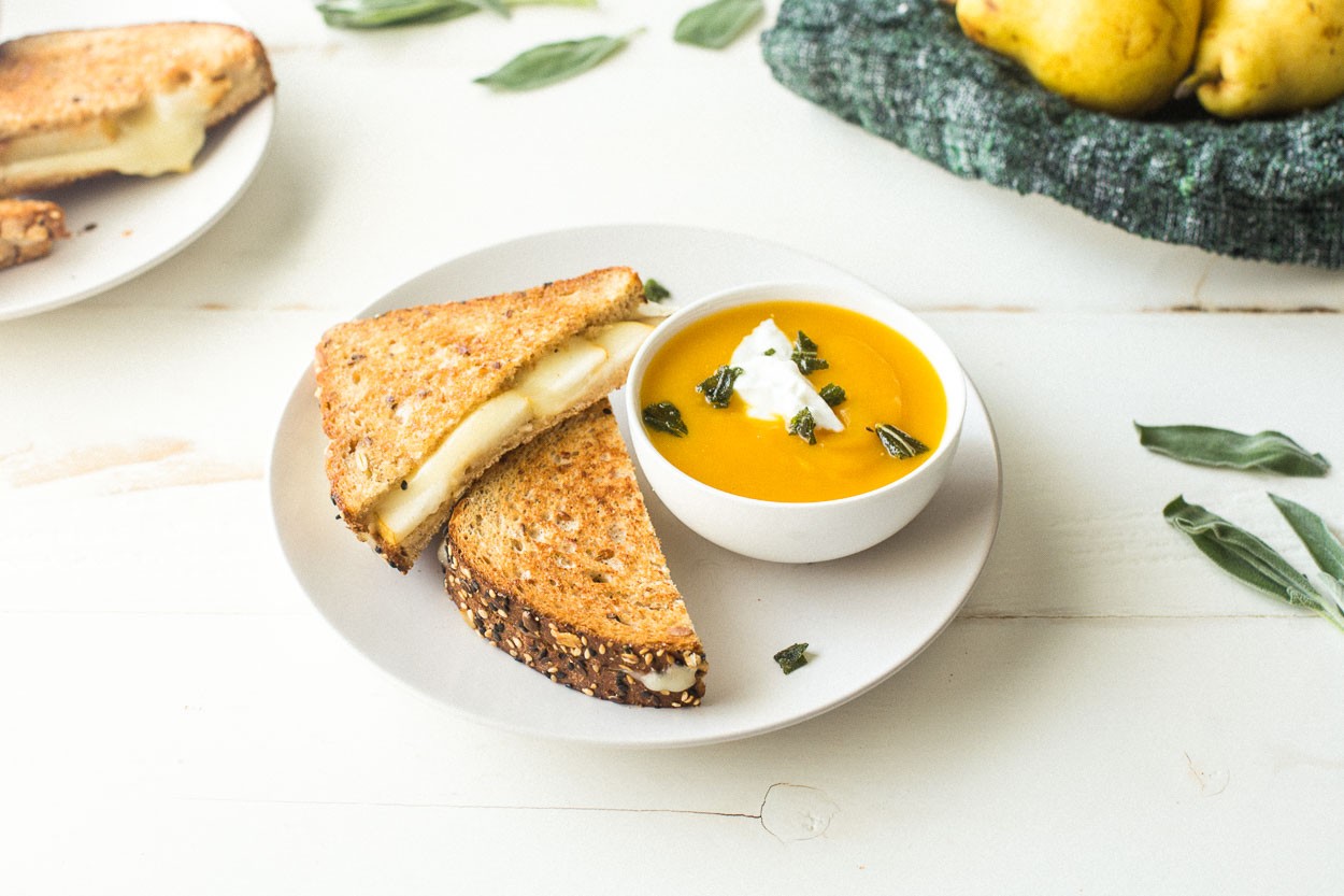 Pear and Fontina Grilled Cheese Cook Smarts
