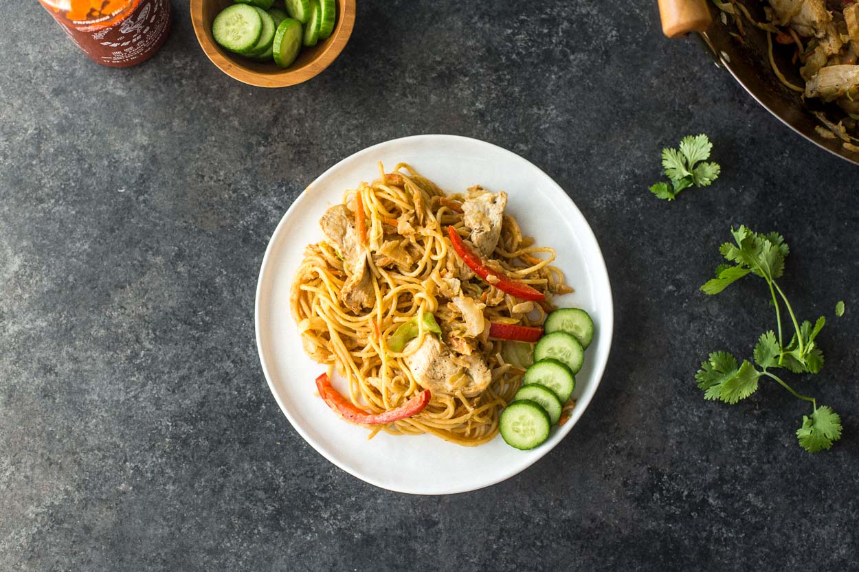 Thai Chicken Peanut Noodles | Cook Smarts