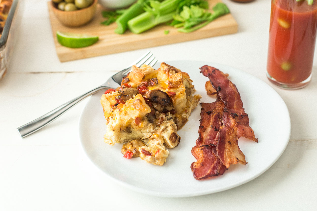 Mushroom, Bell Pepper, and Cheese Breakfast Casserole Cook Smarts