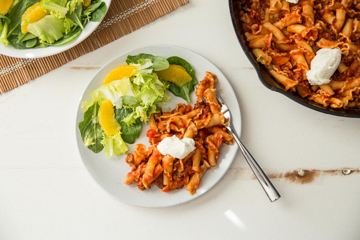 Skillet Lasagna with Italian Sausage | Cook Smarts