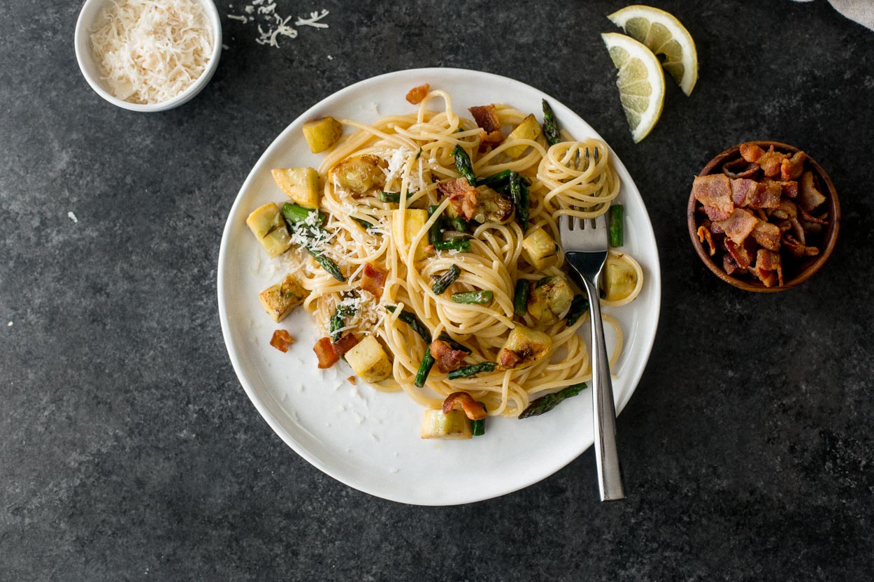 Summer Spaghetti Carbonara | Cook Smarts