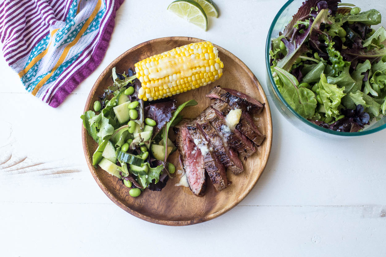 Grilled Steak with Miso Butter | Cook Smarts