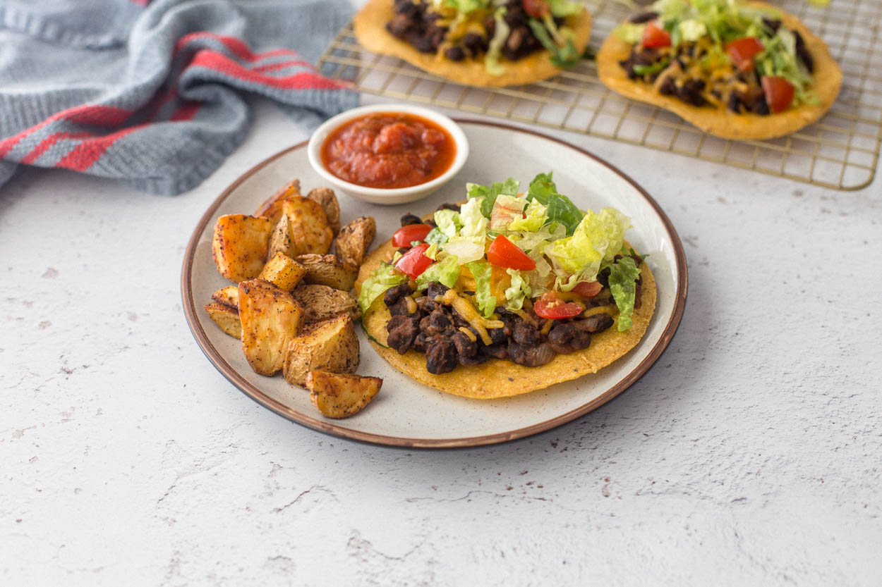 Black Bean Tostadas | Cook Smarts
