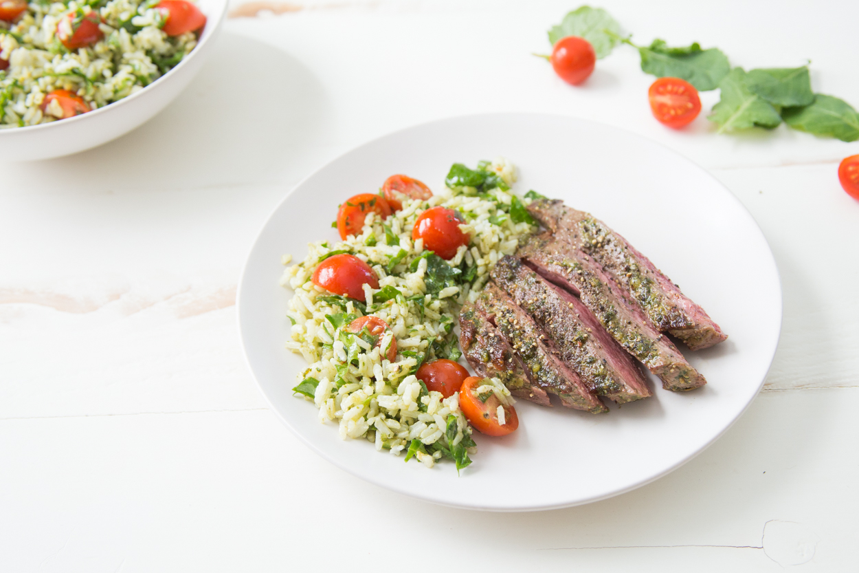 Skirt Steak with Cilantro Garlic Sauce Cook Smarts