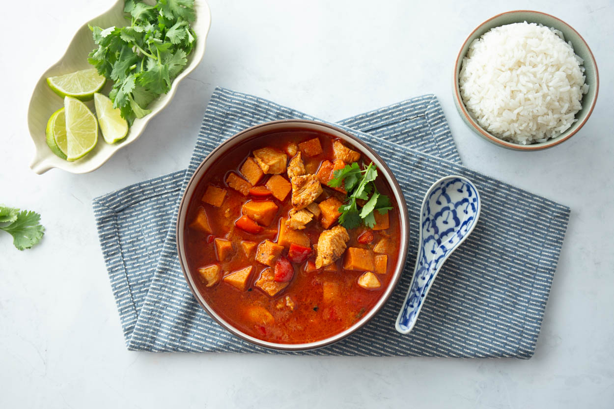 Thai Red Curry Chicken with Squash | Cook Smarts