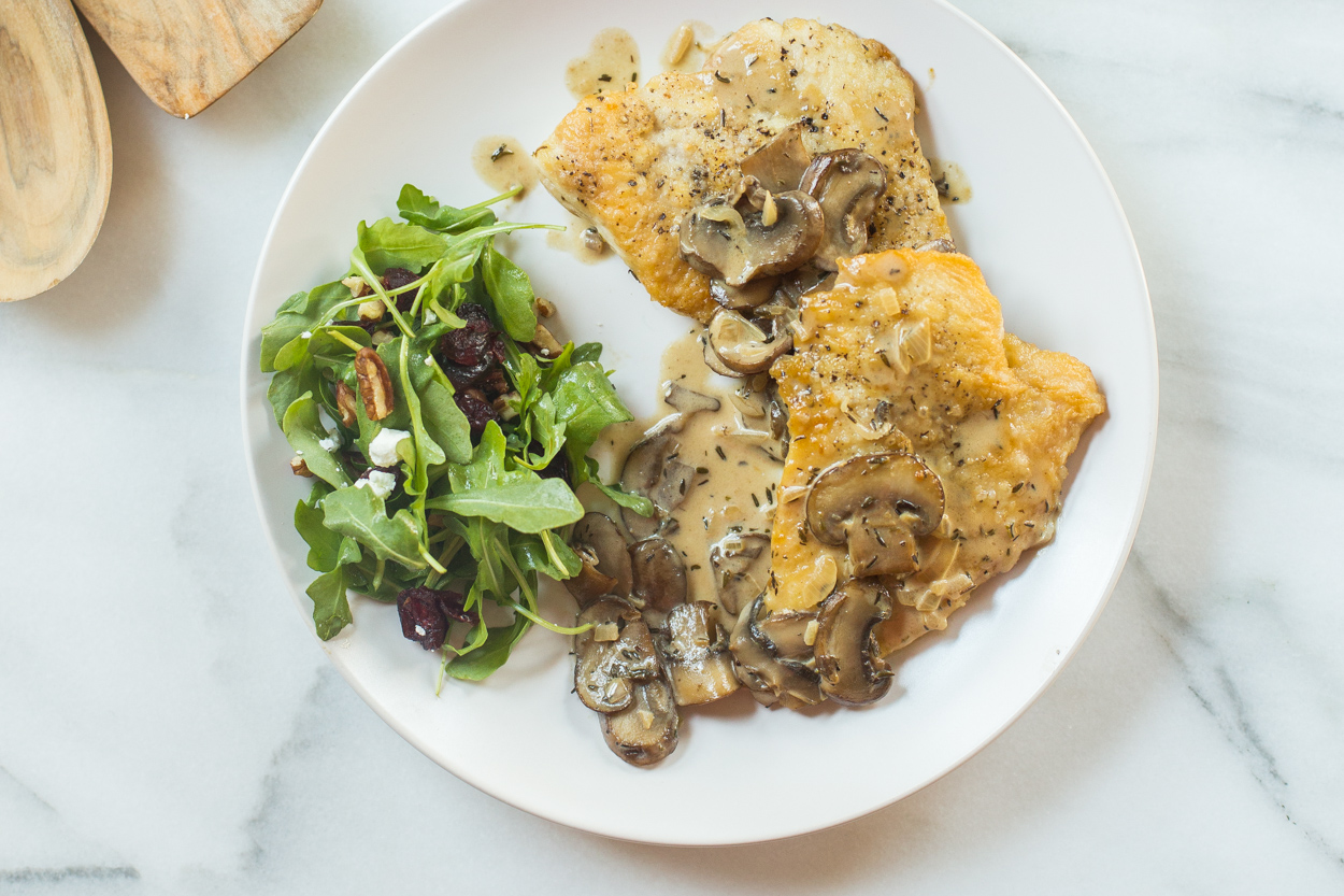 Chicken with Mushroom White Wine Sauce | Cook Smarts