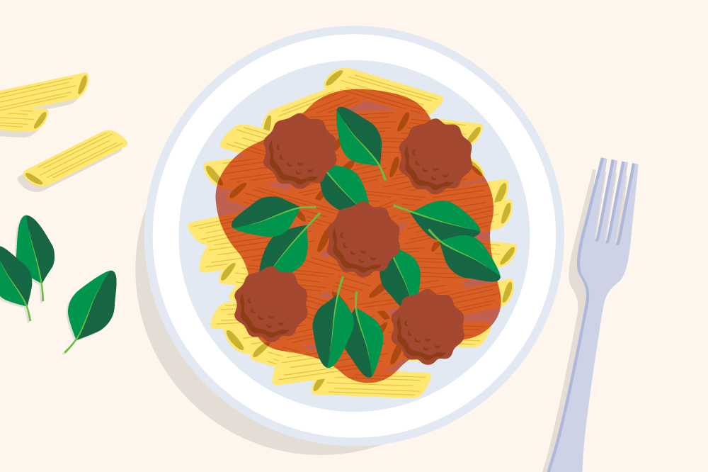 Penne with Frozen Meatballs | Cook Smarts