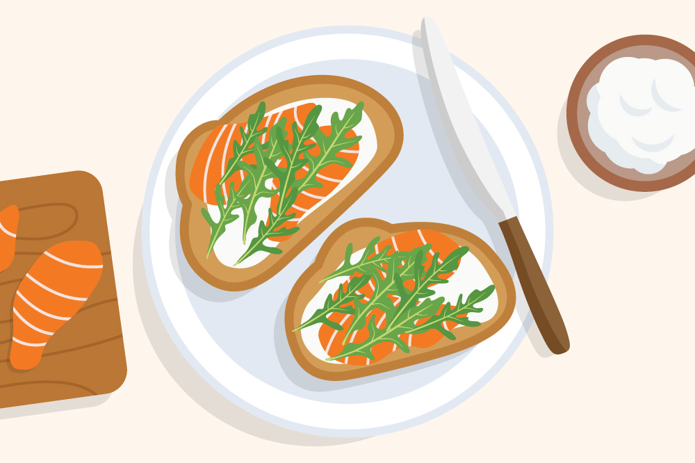 Smoked Salmon Toast | Cook Smarts