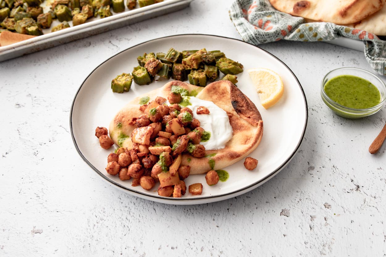 Trinidadian “Doubles” with Naan | Cook Smarts