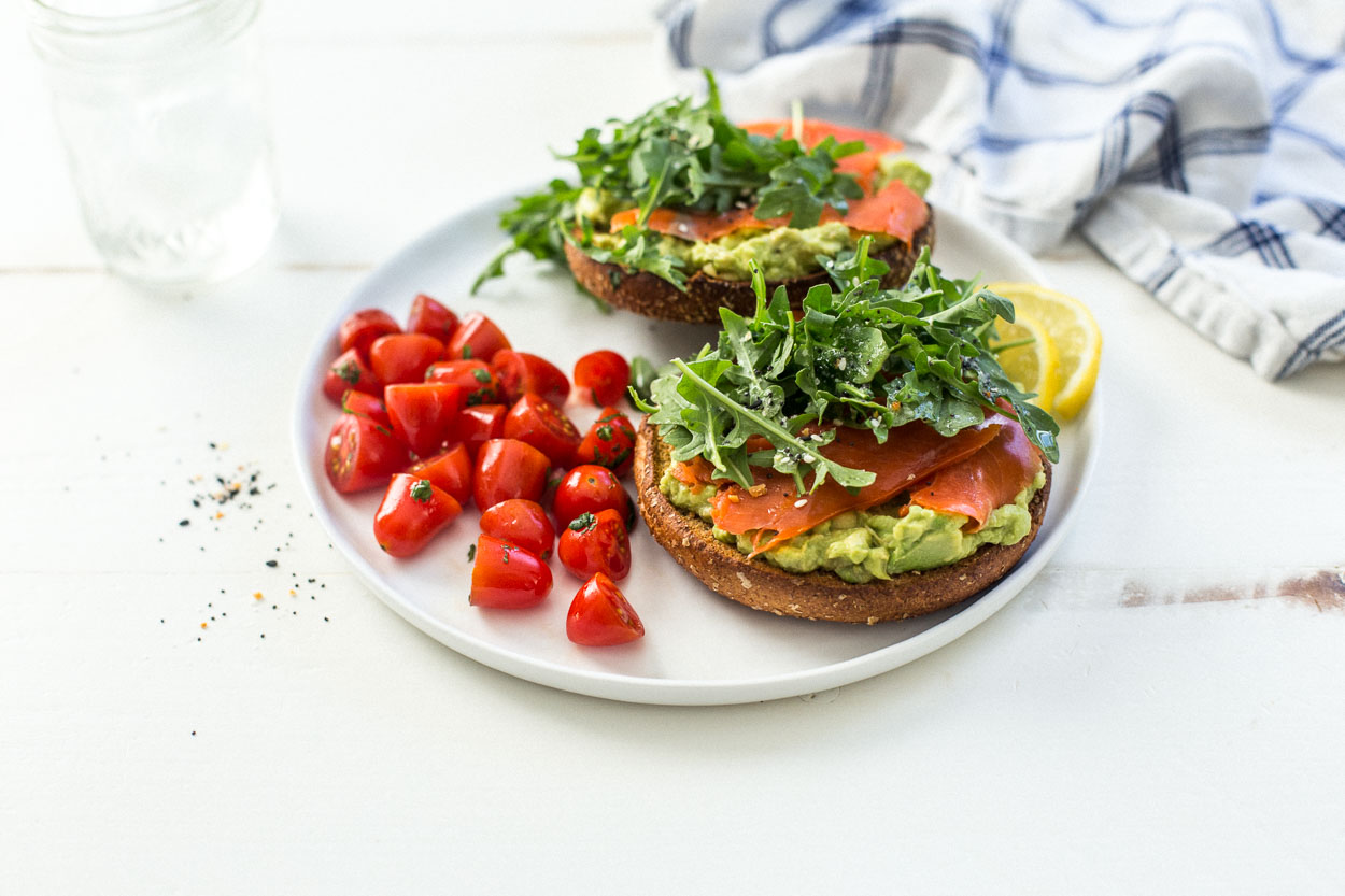 Avocado Toast on a Bagel | Cook Smarts