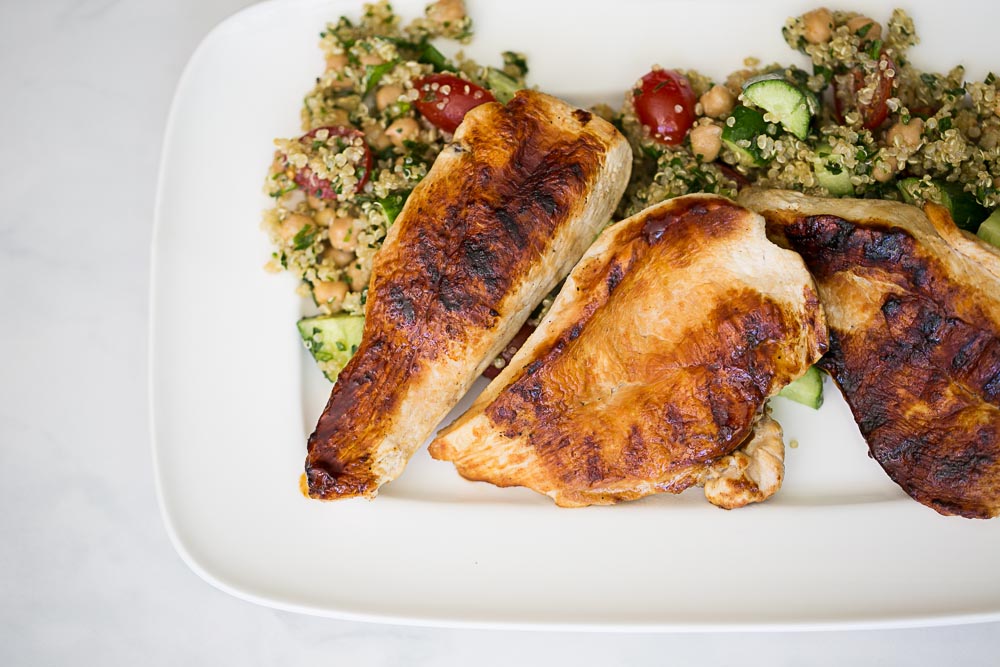 Maple-Mustard Grilled Chicken Breasts | Cook Smarts