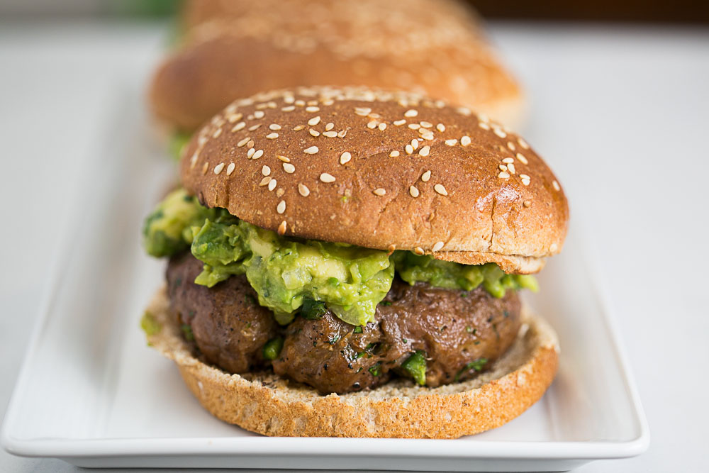 Chipotle Guacamole Burgers | Cook Smarts