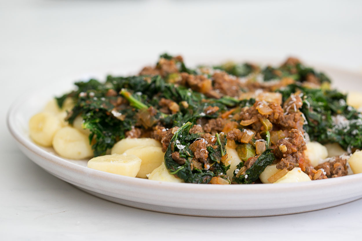 Gnocchi with Kale and "Sausage" Cook Smarts