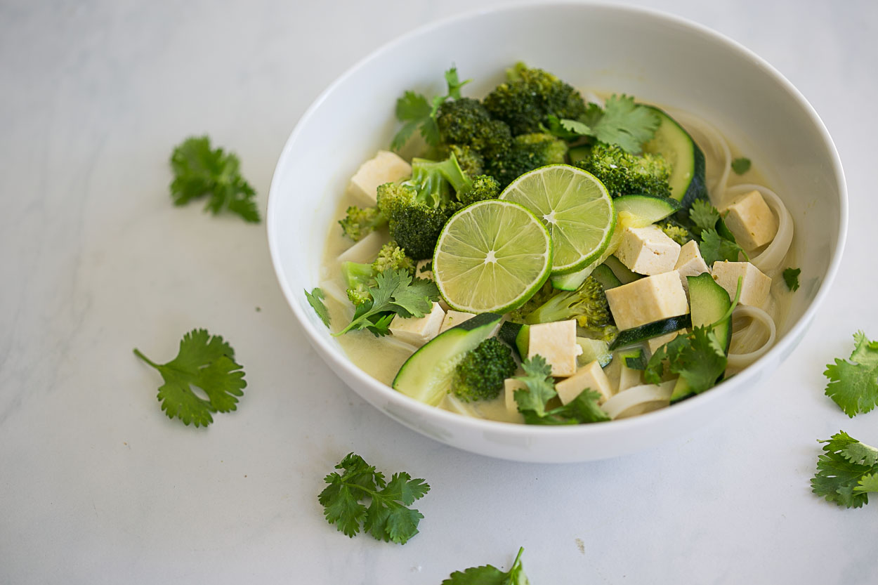 Tofu and Green Curry Noodles Cook Smarts