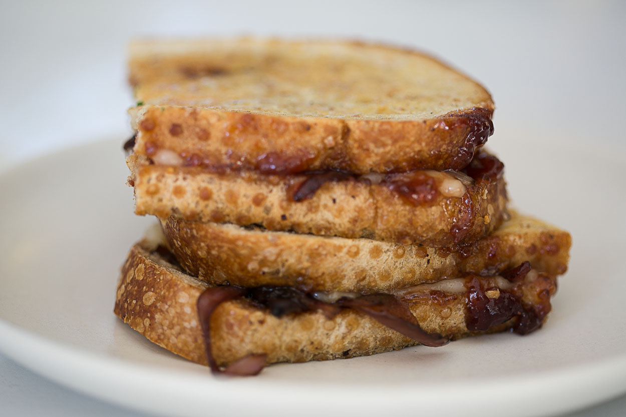 Grilled Cheese with Balsamic Red Onions and Jam Cook Smarts