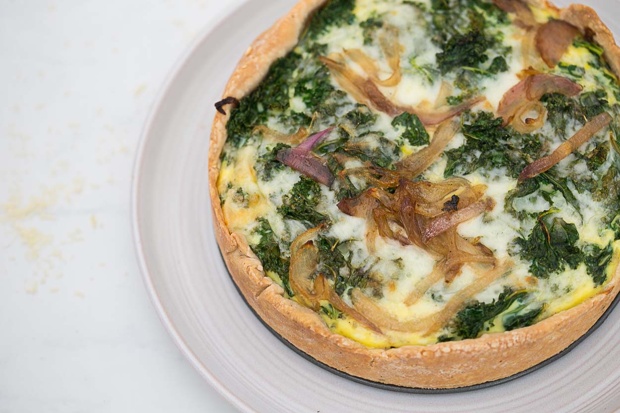 Kale and Swiss Quiche Cook Smarts
