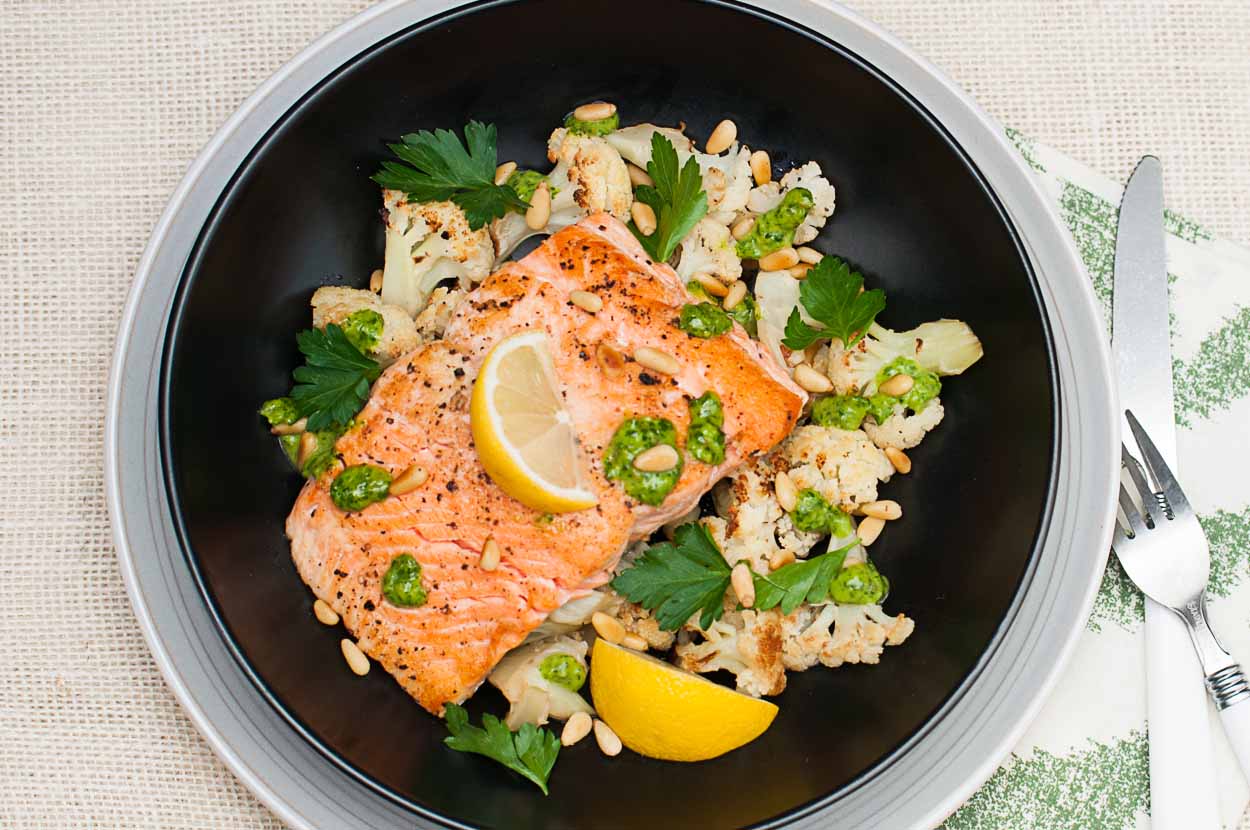 Pan-seared Salmon with Chimichurri Sauce | Cook Smarts