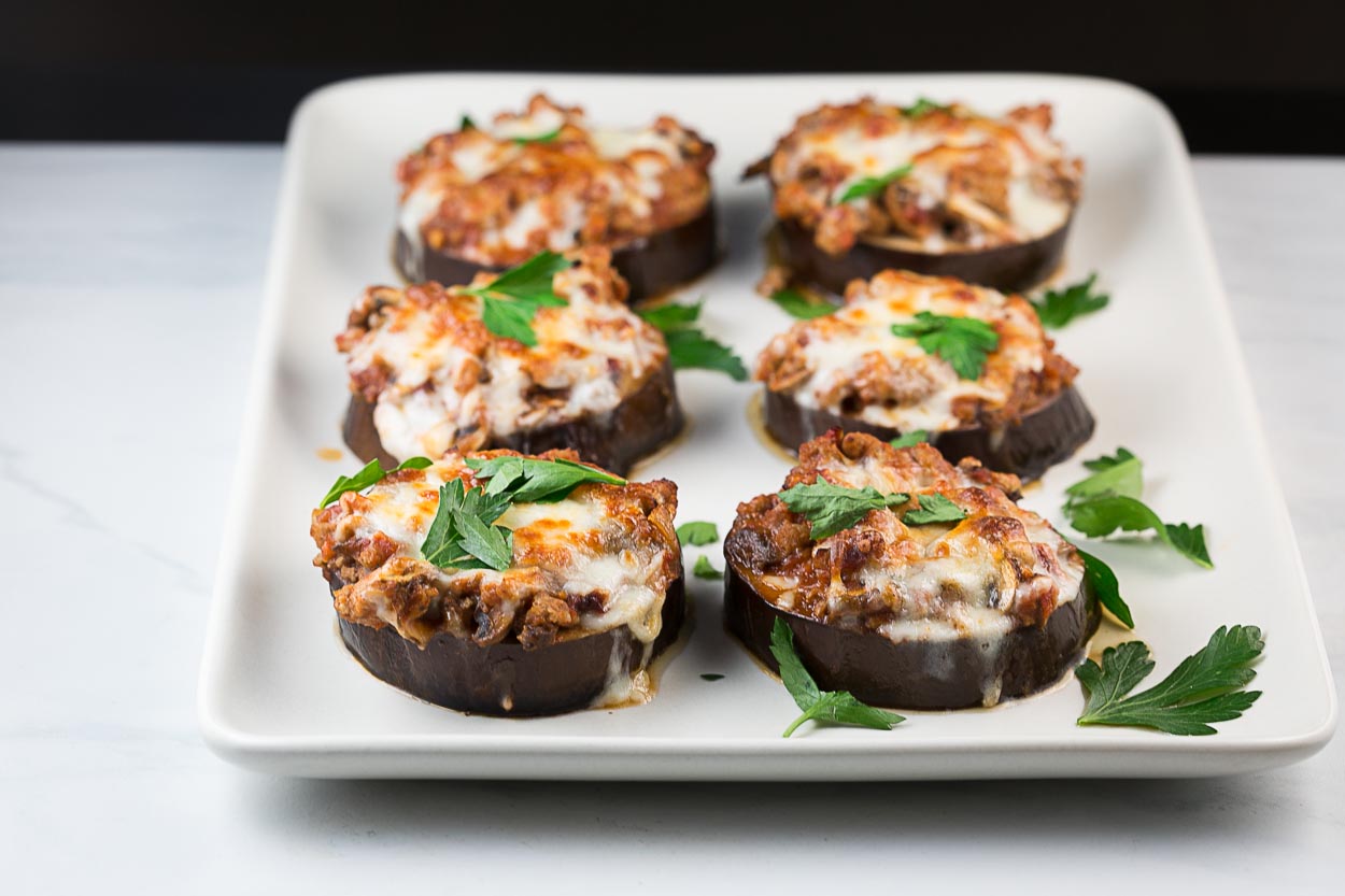 Eggplant Bolognese Pizzas Cook Smarts