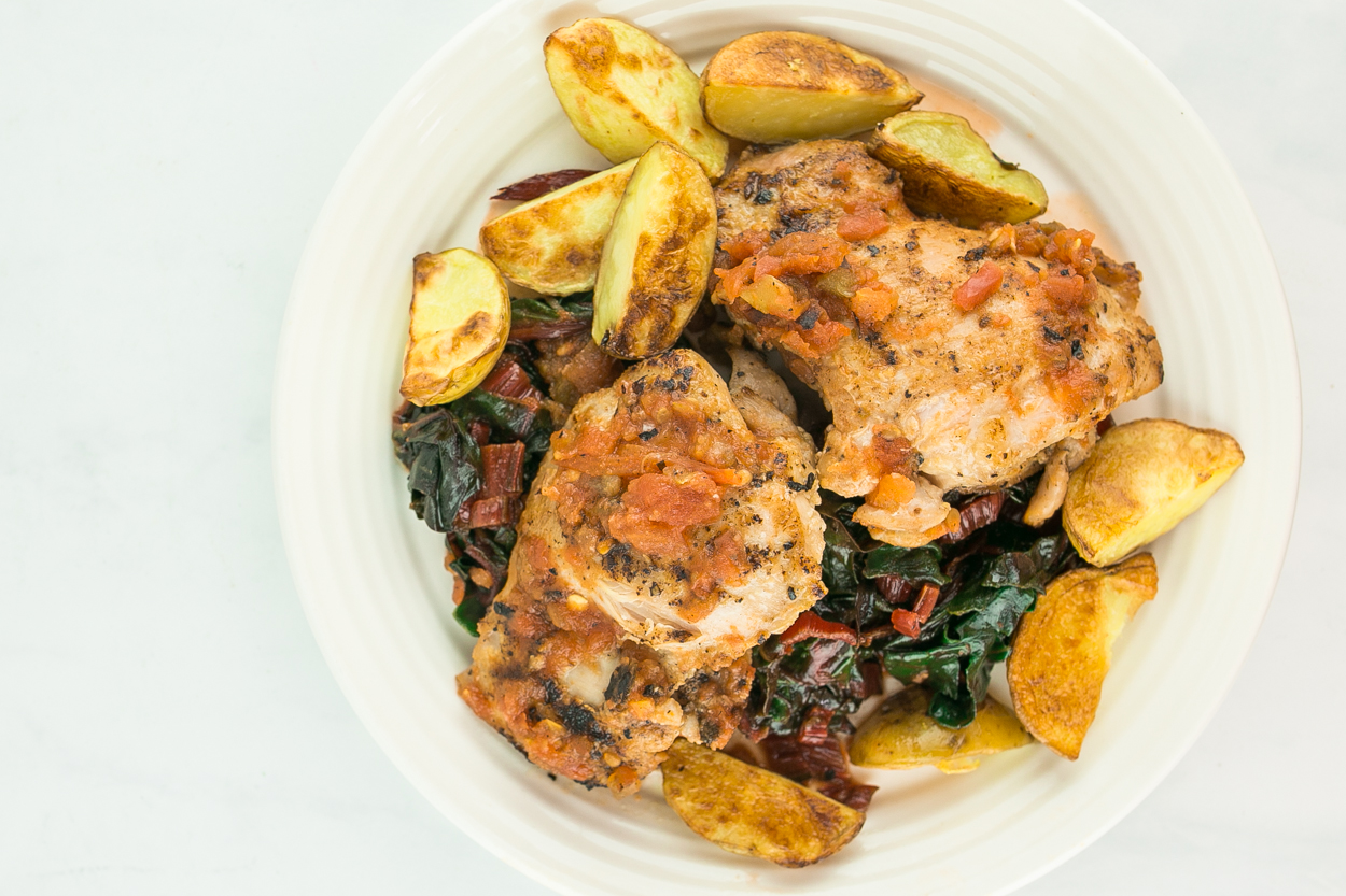 Skillet Chicken with Chard | Cook Smarts