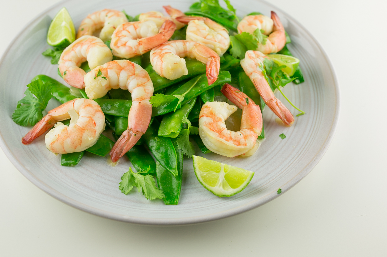 Shrimp and Two-Peas Green Curry Stir-Fry | Cook Smarts