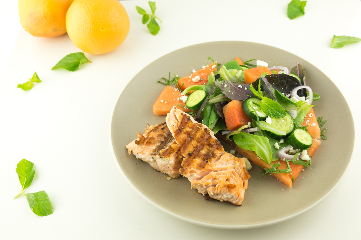 Grilled Salmon with Orange Vinaigrette | Cook Smarts