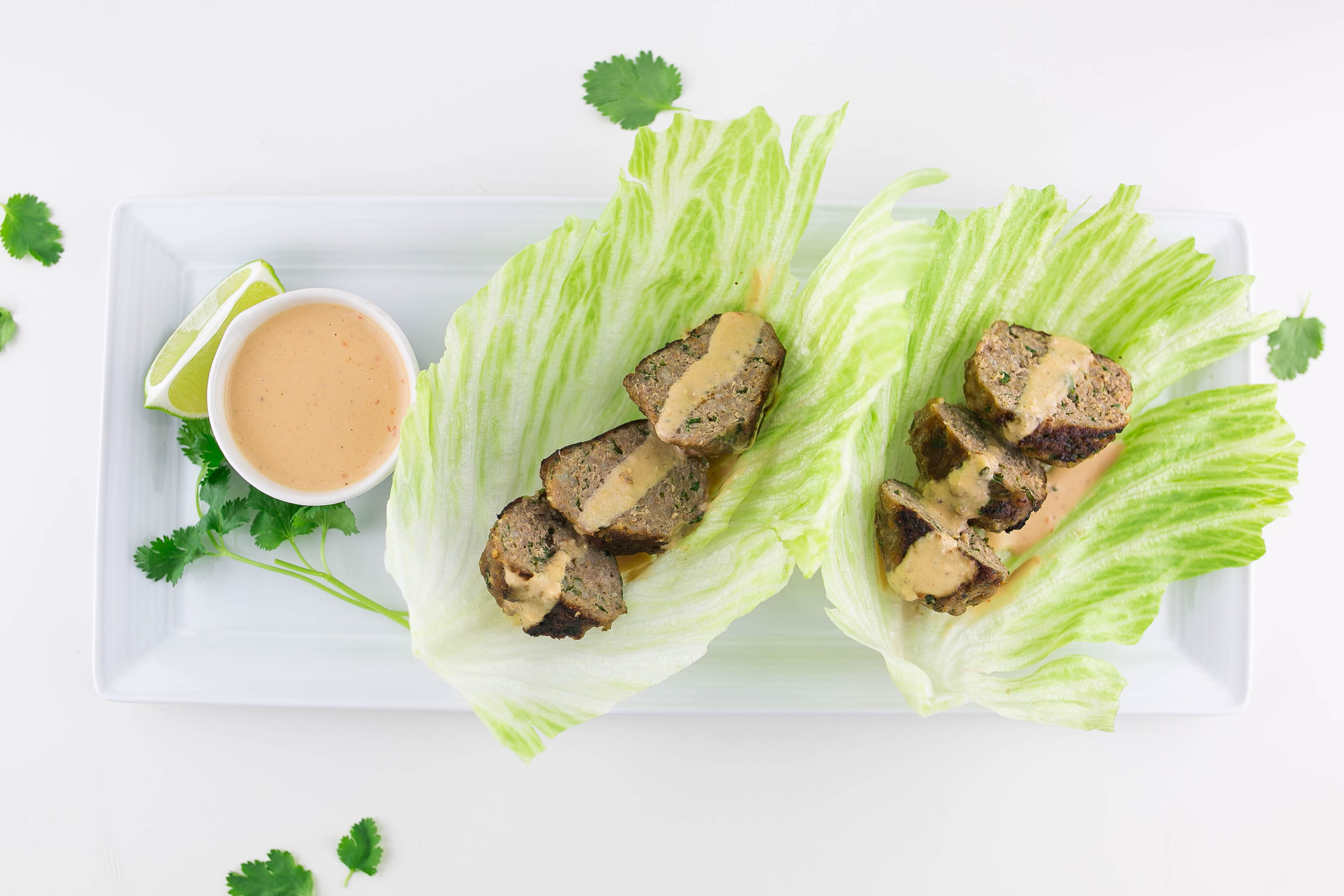 Turkey Meatball Lettuce Cups | Cook Smarts