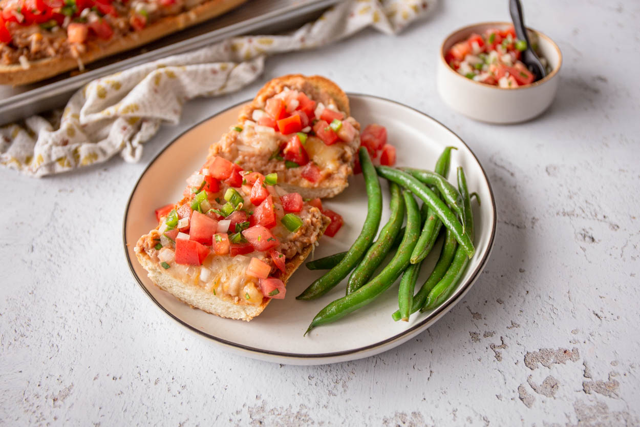 Mexican Toast (Mollete) with Refried Beans Cook Smarts