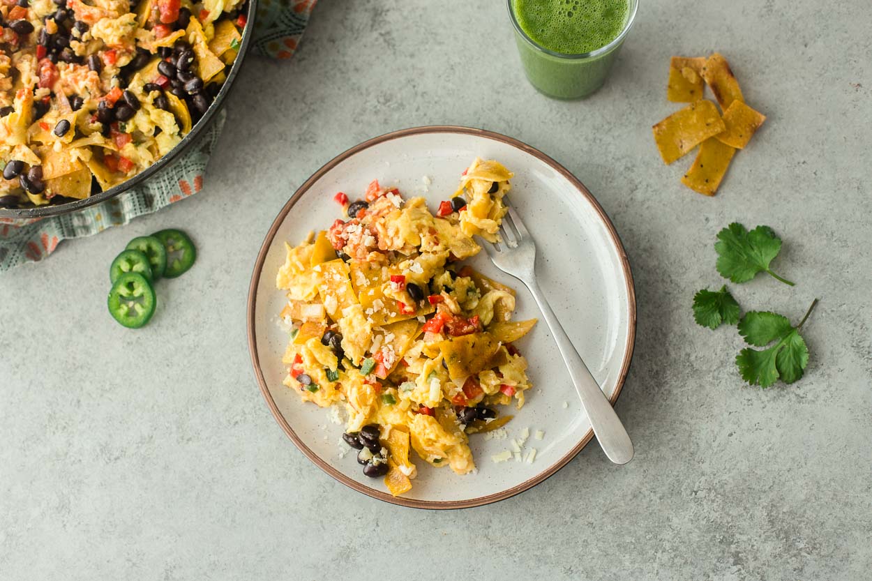 Migas with Black Beans and Eggs | Cook Smarts