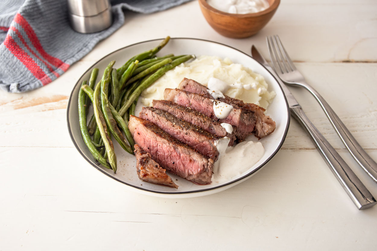Steak with Horseradish Sauce | Cook Smarts
