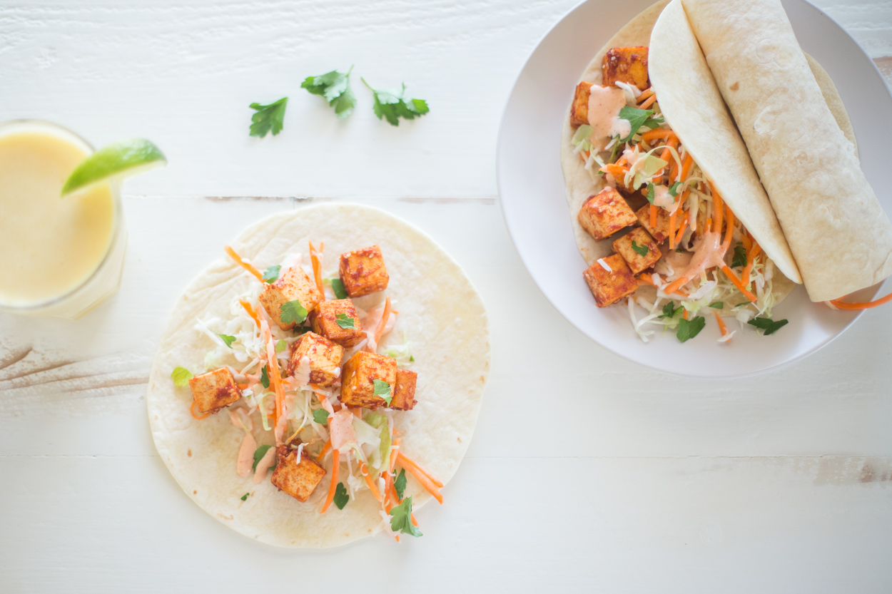 Banh Mi Tofu Tacos | Cook Smarts