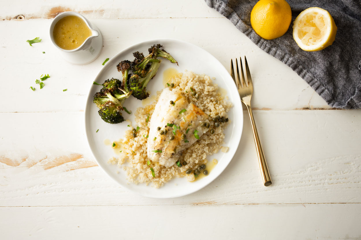 White Fish Piccata | Cook Smarts