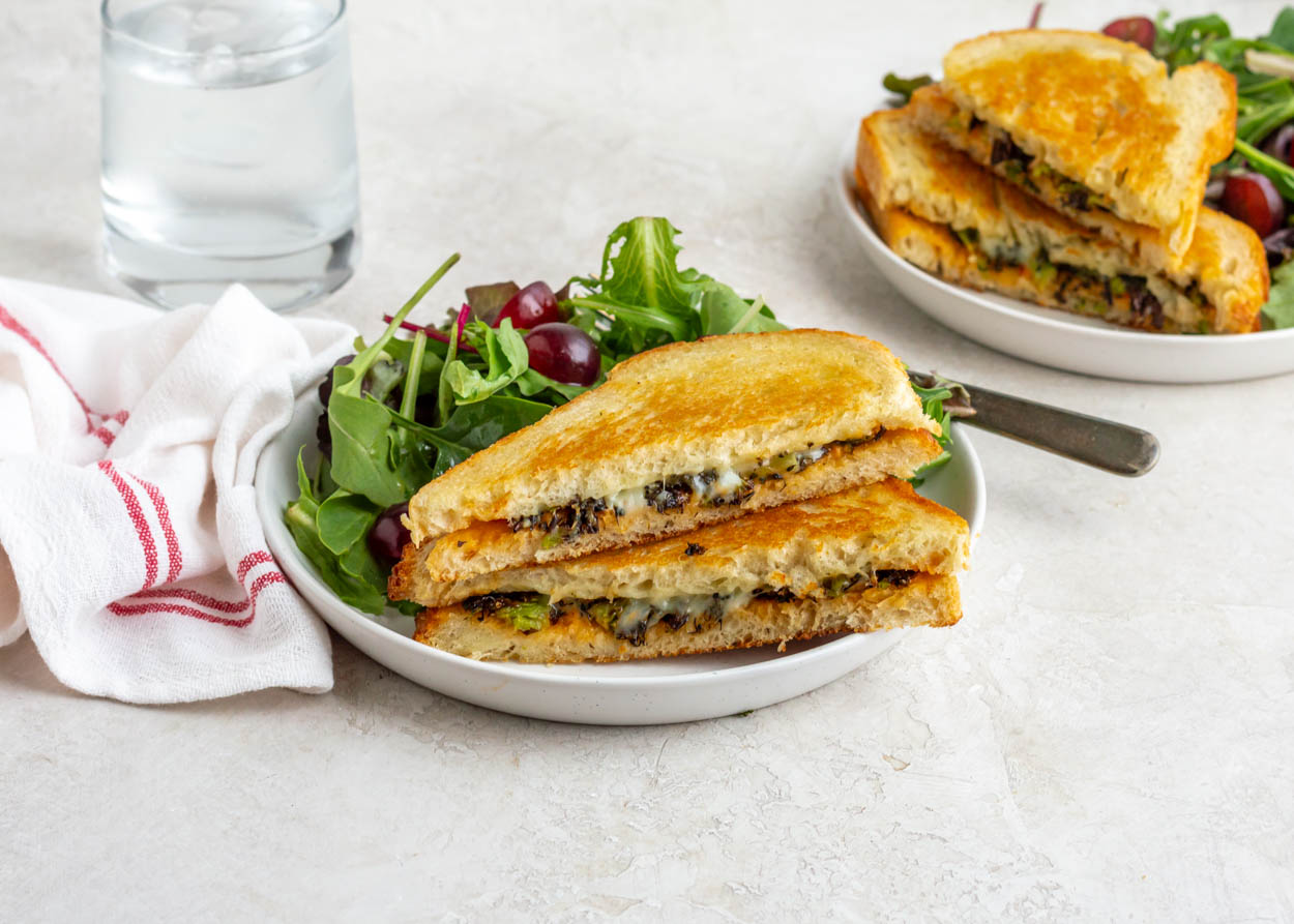 [Leftover] Broccoli Cheddar Grilled Cheese | Cook Smarts