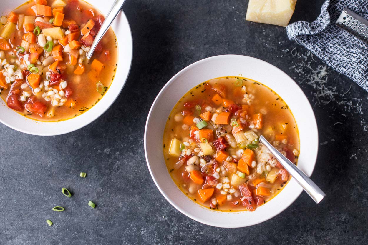 Winter Barley Minestrone | Cook Smarts