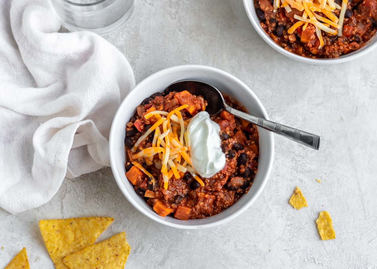 Chipotle Sweet Potato and Quinoa Chili Cook Smarts