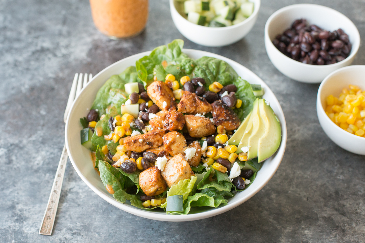 Honey Adobo Chopped Chicken Salad | Cook Smarts